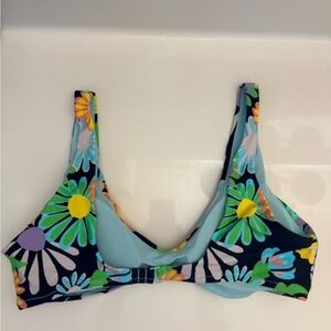 Aerie Floral Bikini Top